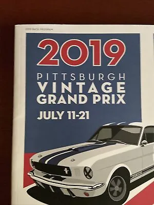 Pittsburgh Vintage Grand Prix Race Program 2019 Shelby Mustang Magazine • $14.98