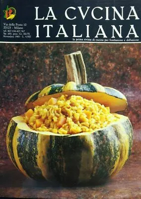The Cucina Italian Novembre 1985 • $4.10