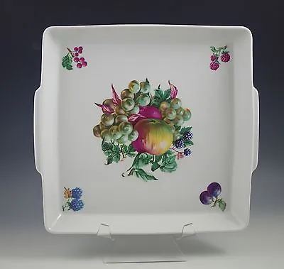  Vintage Naaman Israel Porcelain Baking Dish Serving Tray  Fruits • $23.25