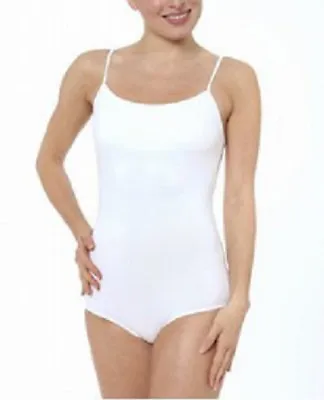 Mondor 430 Child Medium (7-10)  White Basic Nylon Camisole Leotard  • $9.99