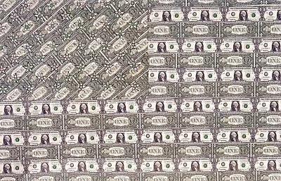 Dollar Flag By Ray Beldner Made In 1997 From 157 Dollar Bills --POSTCARD • $3.99