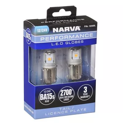 Narva LED Globe BA15S 12/24V R5W (2Pk) 18260BL • $99.41