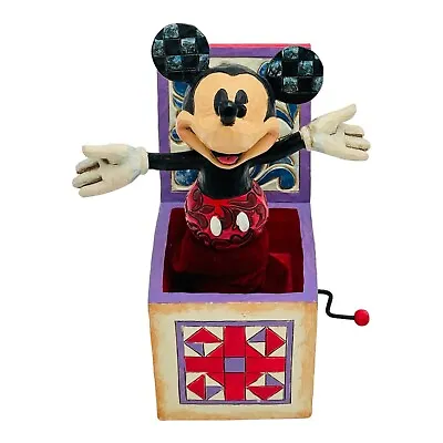 Jim Shore Disney Mickey Mouse Snow Shelter Figurine 4027950 Jack In The Box RARE • $149.95