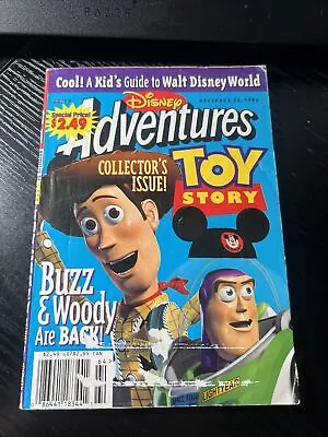 $4.99 • Buy Disney Adventures Magazine - November 30 1996 Buzz & Woody Are Back In Toy Story