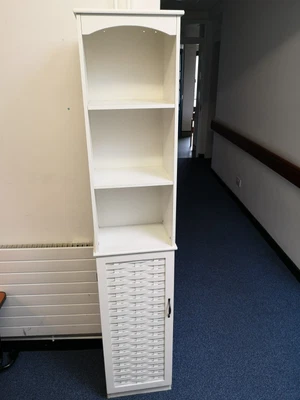 £5.95 • Buy Bathroom Storage Cabinet White Wooden   WC