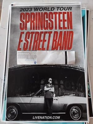 $10 • Buy Bruce Springsteen 2023 11x17 Tour Concert Poster Cd Vinyl All Dates Shirt Boss