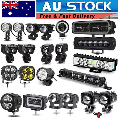 3  4  6  7  LED Work Light Bar Motorcycle Spot Light Driving Fog Auxiliary Lamp • $61.50