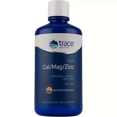 Trace Minerals Liquid Cal/Mag/Zinc + Vitamin D3 - Pina Colada 32 Fl Oz Liq • $35.99