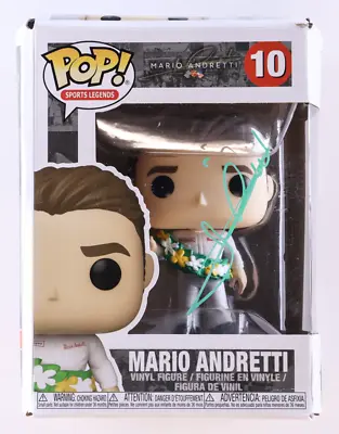 Mario Andretti Signed #10 Mario Andretti Funko Pop! Vinyl Figure (PSA) • $158.76