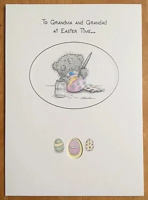 ‘Grandma & Grandad’ Me To You Easter Card - Tatty Teddy Bear - 6.75”x4.75” • £1.75