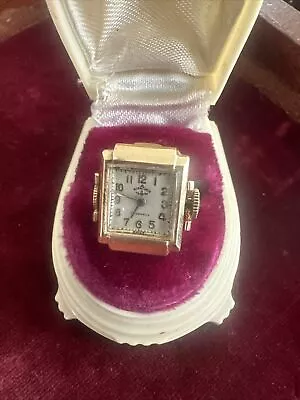 Vintage Normandil Finger Watch 14k • $300