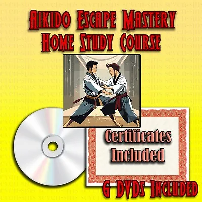Home Study Course - Aikido Escape Mastery (DVDs + Certificates) • $299.95