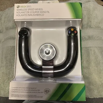 Xbox 360 Wireless Speed Wheel Racing Controller Microsoft OEM 1470 • $19.99