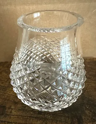 WATERFORD CRYSTAL ALANA GLOBE For SMALL HURRICANE LAMPS DOES NOT HAVE A BASE • $29