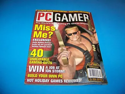 Vintage Computer Video Game Magazine 1999 PC Gamer  Duke Nukem Forever   • $25.25