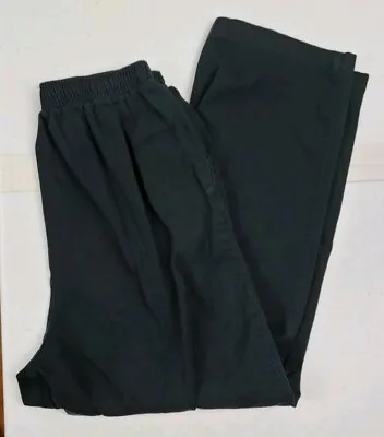 Cabin Creek Pants Pull On Black Womens Size 12 Petite • $11