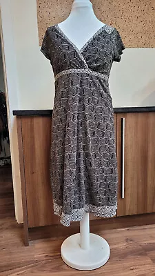 Mexx Dress Pre-loved Good Condition Chic Elegant Lined Chiffon Flippy Hemline • £5.75