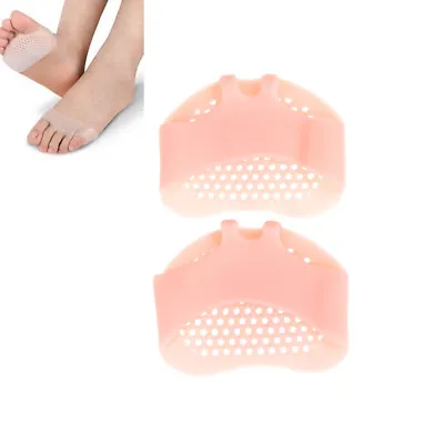 1Pair Silicone Gel Toe Pads Heel Shock Absorption AntiSlip-resistant Foot C_~~ • $7.15