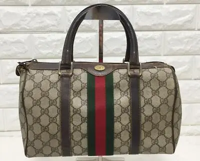 Vintage Gucci Sherry Line Interlocking GG Pattern Mini Boston Bag - Rare Genuin • $204