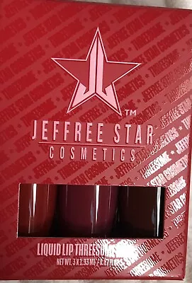 Authentic Jeffree Star Cosmetic -- Liquid Lip Threesome Minis BNIB Free Postage • $65