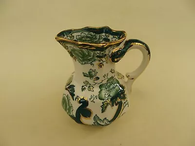 Mason's Ironstone Green Chartreuse 11cm Tall Octagonal Jug. • £17.50