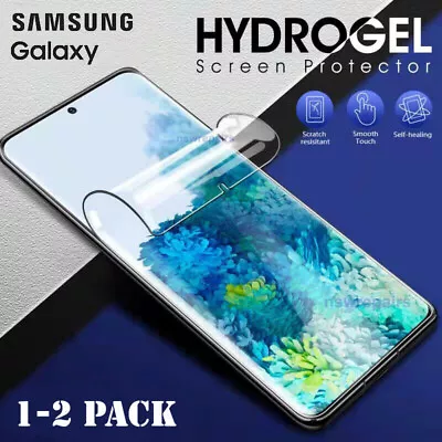 Samsung Galaxy S20 S21 S22 S23 Ultra Plus Note 20 Screen Protector HYDROGEL Gel • $5.95