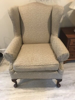 $380 • Buy Manor By Pennsylvania House Contemporary Diamond Upholstered Wing Chair