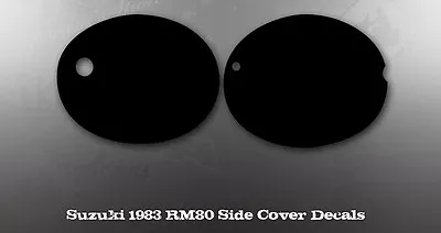 Suzuki 1983 RM80 SIDE COVER DECAL LIKE NOS OEM GRAPHICS • $25.19