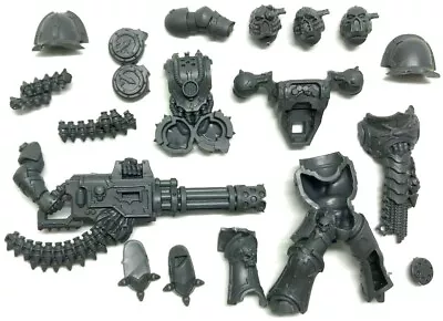 40k Chaos Space Marines Havocs With Reaper Chaincannon Full Model X3 Heads 2F • £19.99