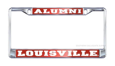 Craftique UCF University Of Central Florida Alumni Mirrored License Plate Black Gold