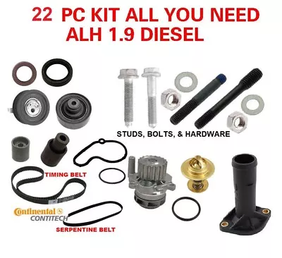 1.9 Alh Tdi Diesel Vw Timing Belt Kit Water Pump Tools Hardware & Thermostat • $254.45