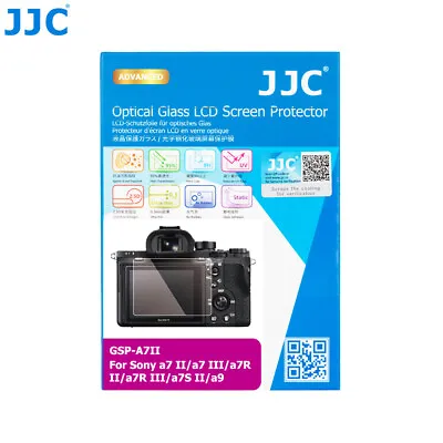 $13.19 • Buy JJC Camera Tempered Glass Screen Protector Film For Sony A7II A7SII A7RII A9