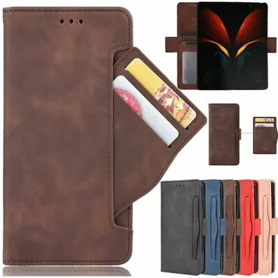 $18.93 • Buy For Samsung Galaxy Z Fold 2 5G Luxury Flip Leather Wallet Card Protective Case