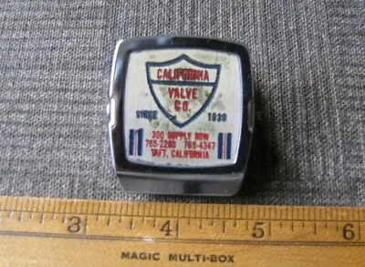 Taft CA CALIFORNIA VALE CO. Vintage Frig Magnet - BARLOW Magnetic Paper Clip #1 • $11.99