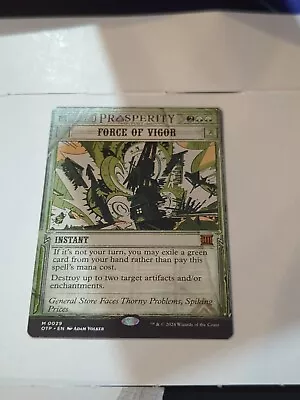 Force Of Vigor Mythic MTG OTJ Breaking News • $8