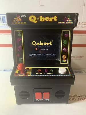 Q*bert 2016 Mini Handheld Arcade Classic Video Game #09543 Tested And Working • $27.95