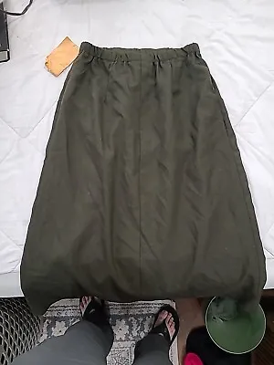 USMC Marine Corps Woman's Green Maternity Skirt Class A Wool/Poly Size Medium #5 • $9.99