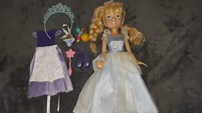 RARE Disney Cinderella Doll My Interactive Princess Playmates Talking Doll 2001 • $39.95