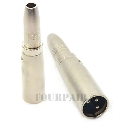 3-Pin XLR Male To 1/4  6.35mm TRS Stereo Female Jack Audio Cable Mic DJ Adapter • $5.95