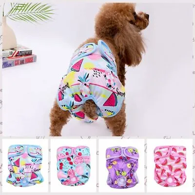 Female Pet Dog Pants Heat In Season Menstrual Sanitary Nappy Diaper Underwear` • $12.44