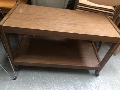 Vintage Retro Mid Century 60s 70s Side Plant Coffee Table Trolley Tv Cabinet • £128.99