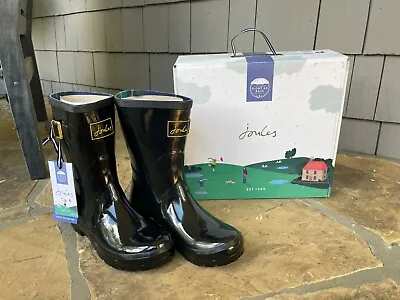 Joules Kelly Welly Gloss Women's Wellington Rain Boots • $69.97