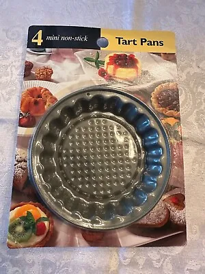 Bradshaw Mini Non-Stick Tart Pans - Set Of 4 - New • $7.45