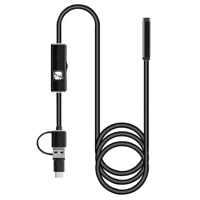 3in1 Waterproof USB Type-C USB 5.5mm Endoscope Soft Cable For Camera Android PC • $18.86