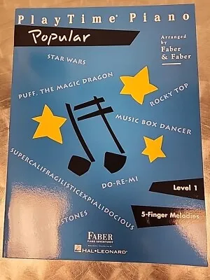 PlayTime Popular Level 1 Faber Piano Adventures Book NEW 000420110 • $8.99