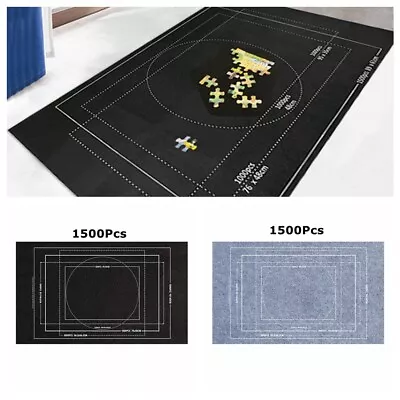 £6.99 • Buy 1500 Pieces Jumbo  Kids Fun Game Jigsaw Felt Puzzle Board Storage Roll-up Mat