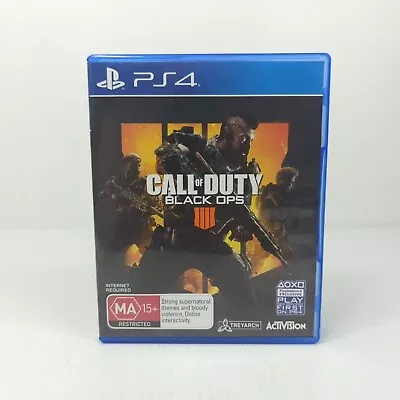 Call Of Duty Black OPS 4 - Sony PlayStation 4 PS4 Game PAL • $14.40