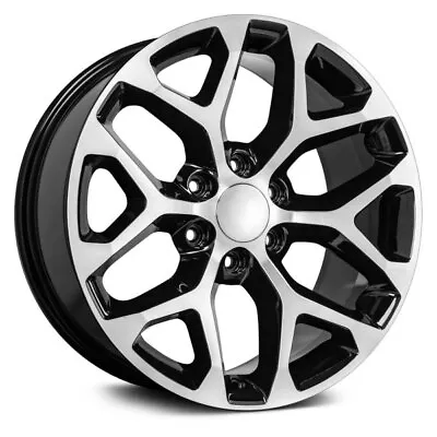 REV Wheels Replica 582 Series Black And Machined 24x10 In Rim 6x5.5 Bolt 6.68 BS • $346.95