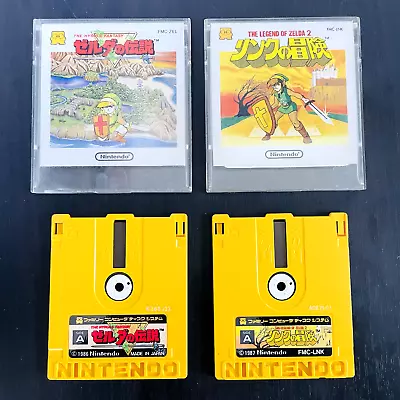 The Legend Of Zelda 1 & 2 Adventure Of Link Set Nintendo Famicom Disk System • $69.40