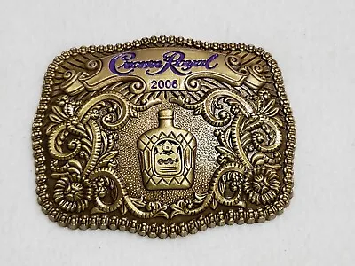 Crown Royal 2006 Belt Buckle - Collectible Brass • $19.99